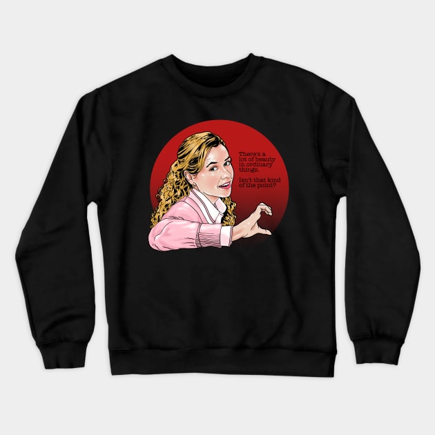 Pam Heart Crewneck Sweatshirt by zerobriant